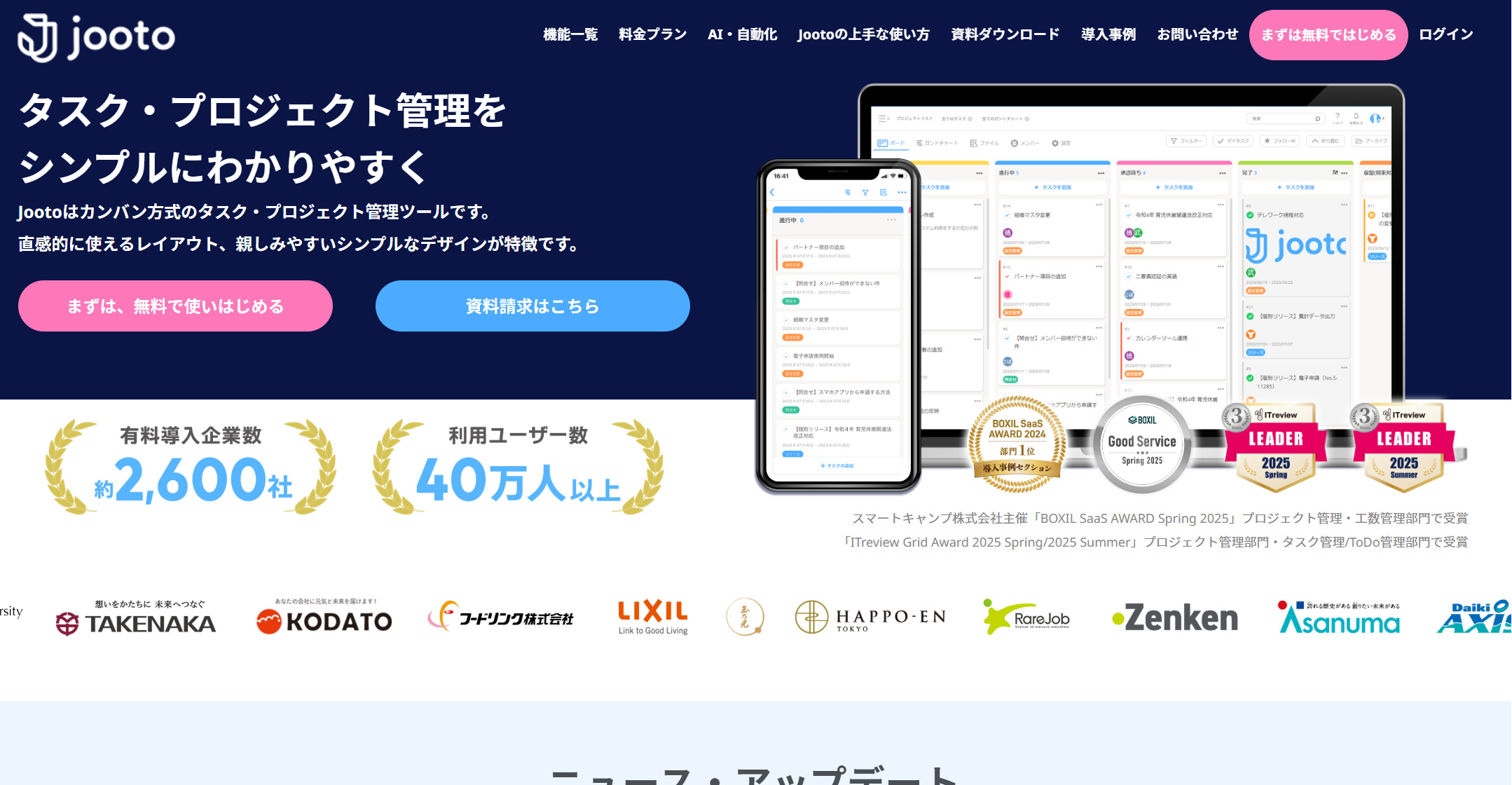 Jootoでボードが増えすぎたときの整理術